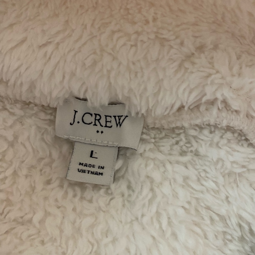 J Crew Factory 1/2 zip Sherpa pullover - Picture 5 of 5